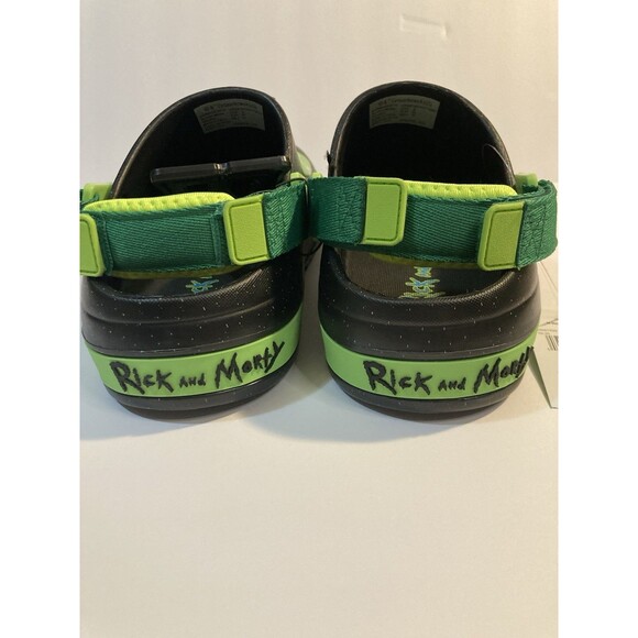 NWT Adult Swim Rick and Morty Clogs Style Size 9 & 10 Ground Up Sandals Shoes - Picture 4 of 5